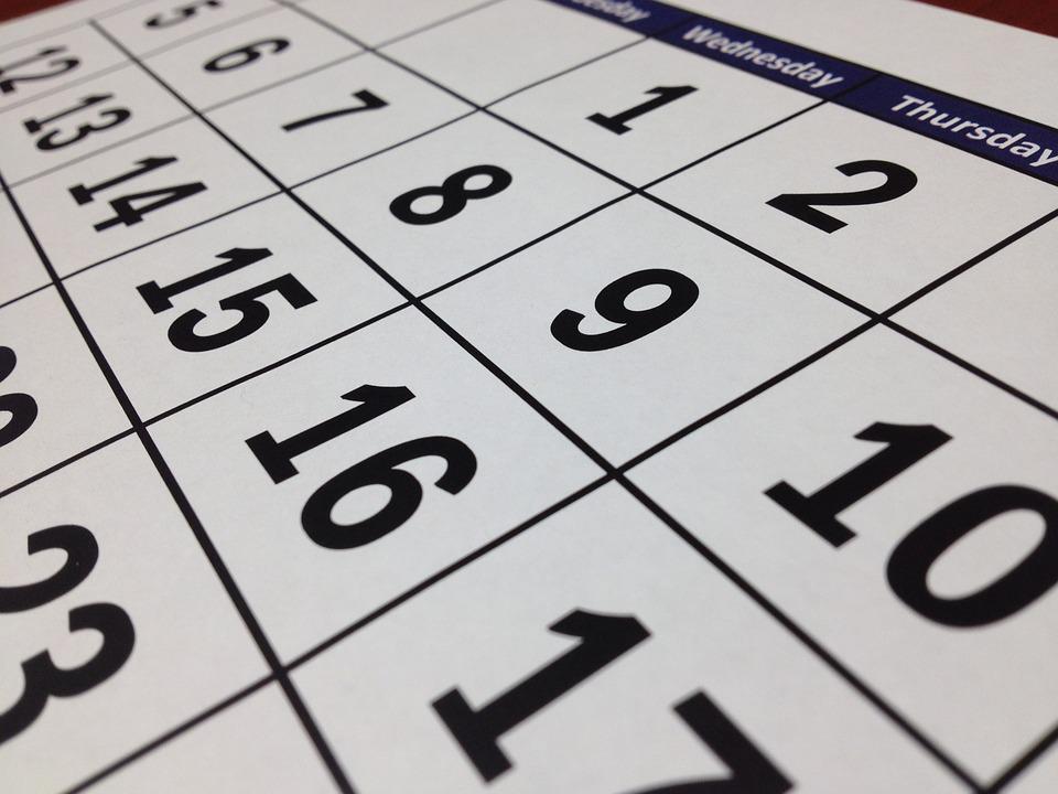 datumy v kalendáři